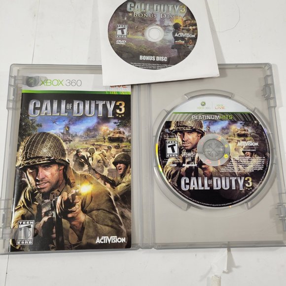 XBox 360 Platinum Hits Call of Duty 3 -- ITEM #1335 - Picture 3 of 3